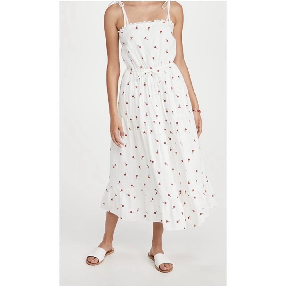 MEADOWS BOSTON DRESS - RED ROSE - Picture 1 of 12